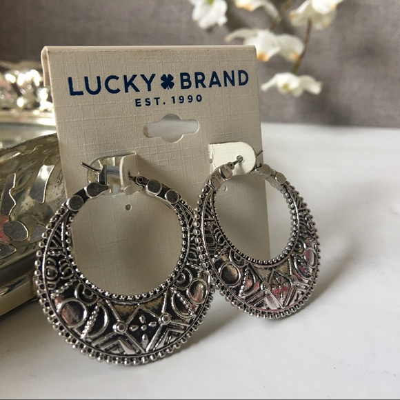 lucky brand hoop earrings